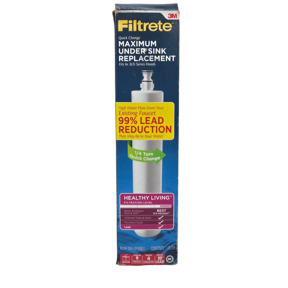 3M Filtrete Maximum Under Sink Water Filter Replacement Cartridge 3US-MAX-F01